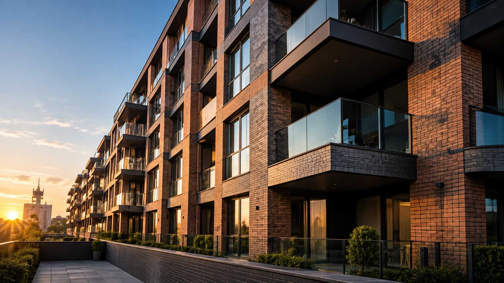 ICF apartment blocks, Carrigtwohill - brickwork delivered by CRISU